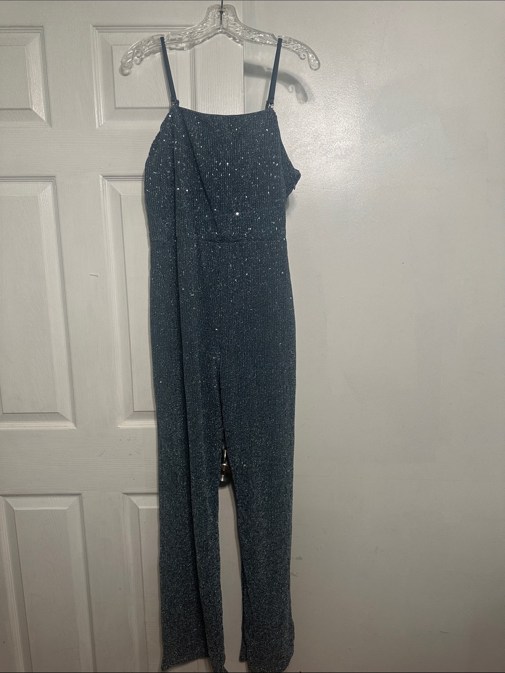 Wild fable Sparkle Knit Jumpsuit in Navy